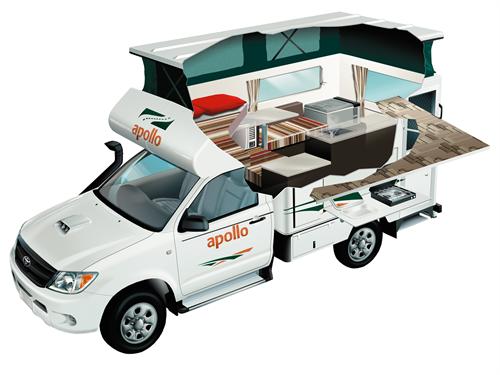 camper hire example Adventure Camper